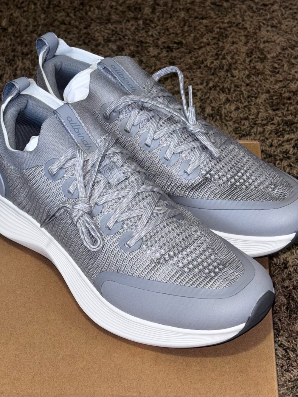 Allbirds Strider Mens Size 12.5 Grey Athletic Running Walking Shoes Sneakers